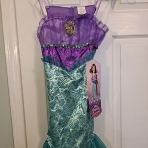 Disney Princess Ariel-Inspired Mermaid Costume Dress - Purple & Teal